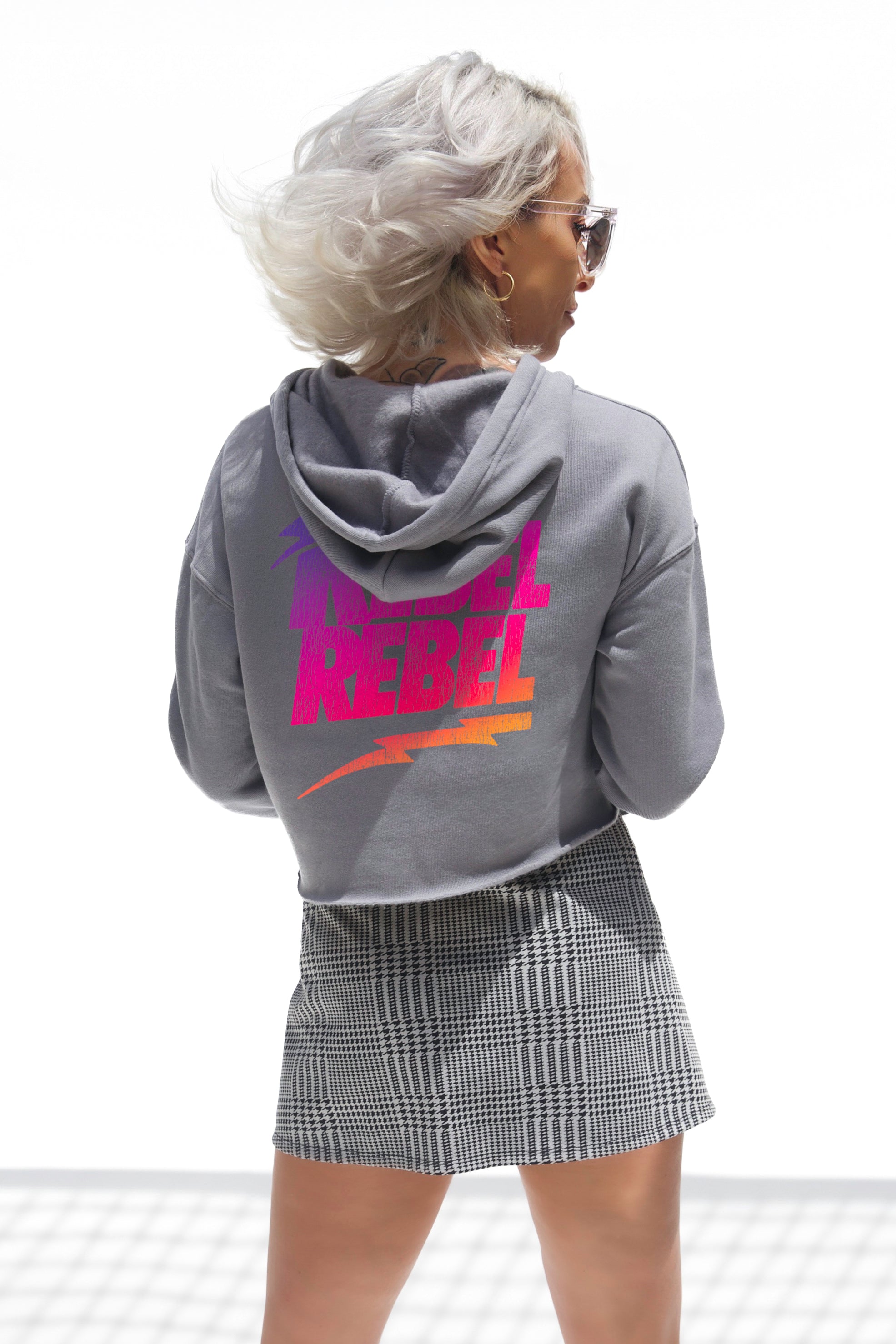 Rebel Rebel Crop Hoodie – Pickle Riot