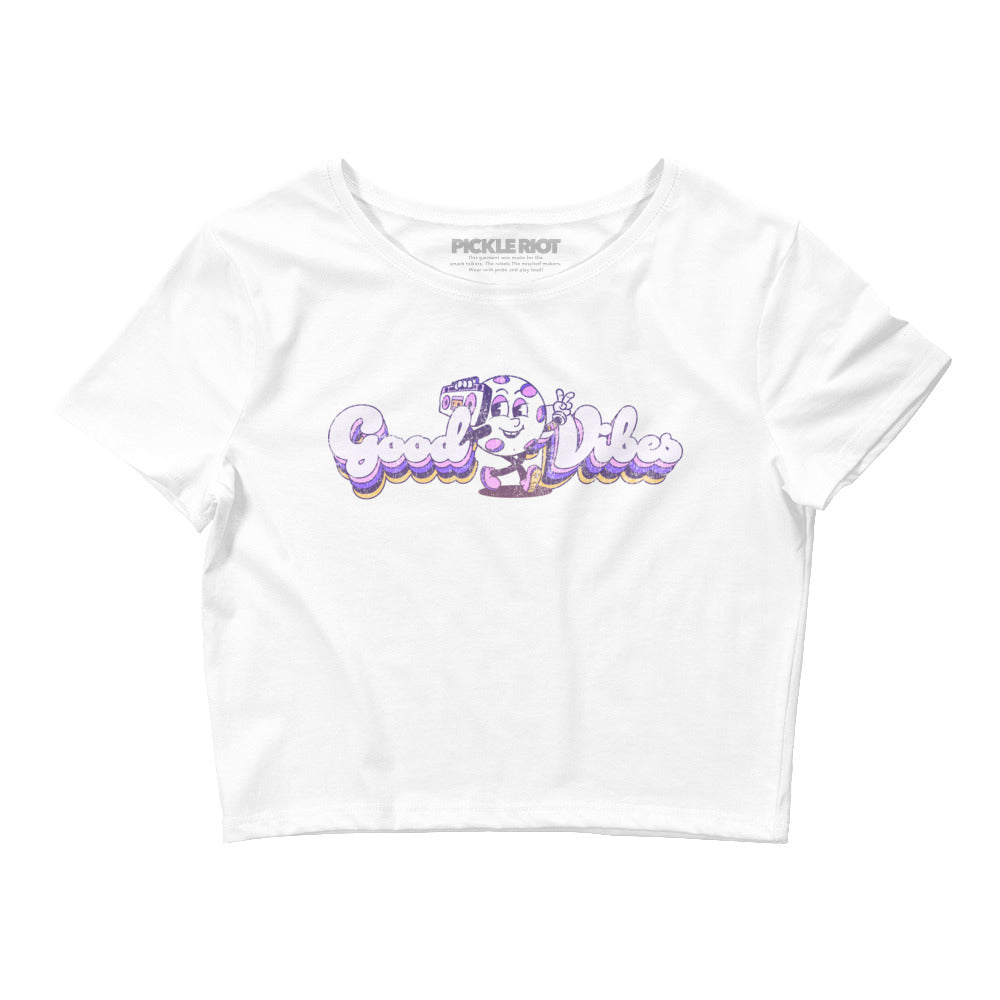 Good Vibes Cropped Tee