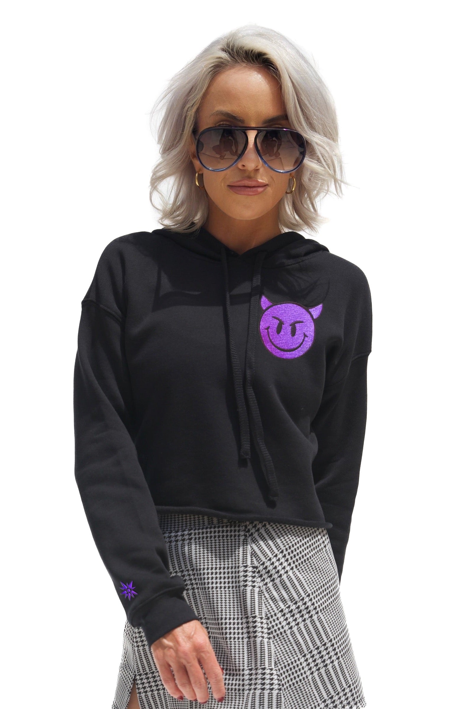 MissChief Crop Hoodie – Pickle Riot