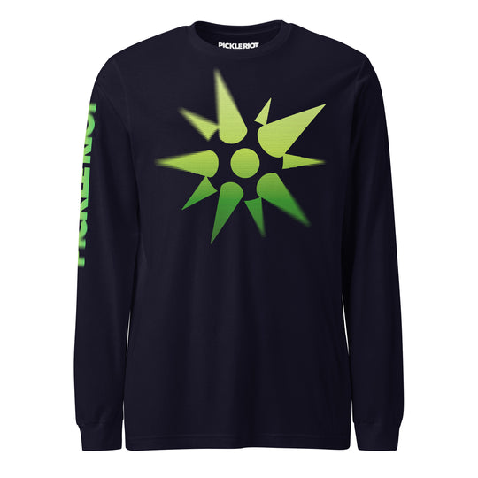 Hype Green Riot Ball Long Sleeve Tee